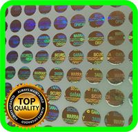 470 pcs Small Security Hologram Labels, Void Warranty Stickers Tamper evident Holographic Seals Round 0.315 inch