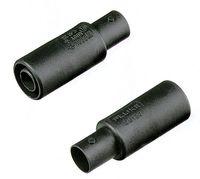 Fluke BB120 2 Piece Shielded Banana to Female BNC Adapter Set, 600V rms Voltage, For ScopeMeter 120 Series and Fluke-43B Power Quality Analyzer