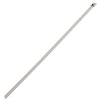 Panduit MLTFC4H-LP316WH MLT Polyester Fully Coated Cable Tie, Heavy, 316 Stainless Steel, 14.3-Inch Length, White (50-Pack)