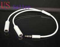 FYL HIGH QUALITY 3.5MM JACK DUAL HEADPHONE ADAPTOR SPLITER PLUG MALE TO 2 FEMALE