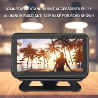 360 Degree rotatable Fully Aluminum Adjustable Stand Mount Accessories Build Anti-Slip Base for Echo Show 5