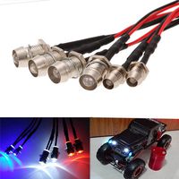 ShareGoo 6Leds LED Light Headlights Taillight Kit Accessories for RC Car Truck Tank Crawler Traxxas HSP Tamiya Redcat RC4WD Axial SCX10