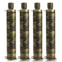 Membrane Solutions Straw Water Filter Survival Filtration Portable Gear Emergency Preparedness Supply for Drinking Hiking Camping Travel Hunting Fishing