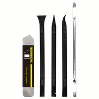 Pry Tool Kit, E·Durable Safe Non-Nylon and Ultrathin Steel Screen Opening Spudger Tool Repair Kit for Cell Phone, LCD, MacBook, Ipad, iPod, Tablet and More