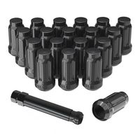 YITAMOTOR Lug Nuts 12x1.5 Acorn, m12x1.5 Closed End Bulge Acorn Wheel Lug Nuts Conical Seat 1.38" Tall Compatible for Acura Ford Honda Mazda Saturn Toyota Buick Mitsubishi with 1 Key