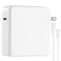 Mac Pro Charger USB C 61W Power Adapter,Mac Thunderbolt Charger,Type C PD Wall Charger,for MacBook Pro/Air 13 inch 2018,HP Spectre,Dell XPS,Matebook,iPad Pro,iPhone,Galaxy and More(61w)