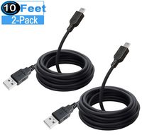 PS3 Controller Charging Cable 10ft,SCOVEE Mini USB Charger Cable Cord for Sony Playstation 3/ PS3 Slim SixAxis Wireless Controller Wire,Mini-B Play Cable Long for GoPro Hero-4,HD,Dash Cam,MP3 Player