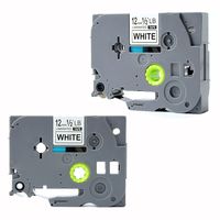 Generic Label Tape, Compatible w/ Brother TZe-231 Black on White Standard Laminated Labeling Tape 1/2" X 26.2'(12mm x 8m) Compatible for Brother P-touch TZ-231