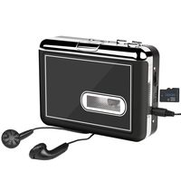 Cassette Player- Portable Cassette Tape to MP3 Converter for Walkman Cassette Audio Music- Convert Cassette Tape into MP3 and Directly Save into TF Card,Cassette Recorder with Earphone, No PC Required