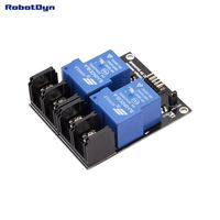 RobotDyn - Relay Module 2 Channels for 30A Big Current, Operation 5V. VC - 30A 110VAC/250 for Arduino Relay, arduino Relay 2 Channels, arduino Relay Module high currentVAC/30VDC