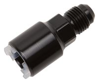 Russell 640853 -6 AN Male to 3/8" SAE Quick-Disconnect Female Push-On EFI Fitting
