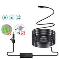 Ocamo 3 in 1 WIFI Endoscope Camera Mini Waterproof Hard Cable Inspection Camera USB Endoscope Borescope 5M