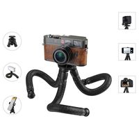 Apexel Flexible Phone Stand Tripod,Adjustable Camera Stand Holder Compatible with iPhone/Android,Octopus Phone Tripod for Sport Camera GoPro/Mobile Cell Phone