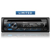 Pioneer Black CD Receiver with Built-in Bluetooth