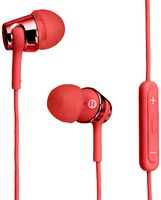 SONY Canal type earphone for iPhone / iPod / iPad with remote control & microphone Red MDR-EX150IP / R