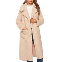 New Style Winter Lady Womens Warm Faux Splice Zipper Coat Jacket Outerwear with Belt