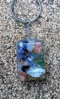 Hawaiian Healing Orgonite-Orgone Energy for Weightloss with Hematite, Sodalite, Sunstone and Apatite (Keychain)