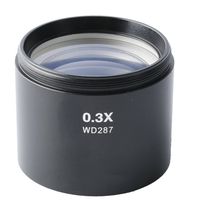 KOPPACE KP-0.3X Stereo Microscope Assisted Objective Lens 48mm Working Distance to287mm 0.3X Microscope Lens.