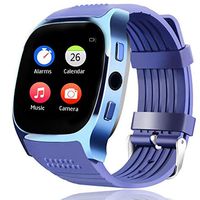 Bluetooth Smart Watch Screen Touch Wrist Smartwatch for Man Women Boys Girls Compatible with Android Samsung Huawei LG Motorola HTC with Heart Rate Monitor Blood Pressure Pedometer Sleep Monitor