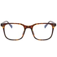 SOJOS Blue Light Blocking Glasses Square Eyeglasses Frame Anti Blue Ray Computer Game Glasses SJ5032 with Brown Tortoise Frame/Anti-Blue Light Lens