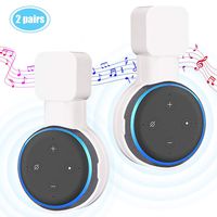 Echo Dot Wall Mount (3rd Gen) - Outlet Wall Mount Holder for Speaker(White, 2-Pack)