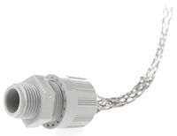 Woodhead 36683 Pulling Grip, Fiber Optic, Single Eye, Split Rod, 300lb Approximate Break Strength, 2.50" Mesh Length, 4.00" Bale Length, .38-.44" Cable Diameter