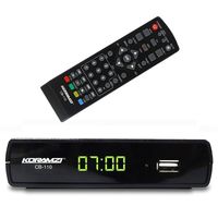 Koramzi CB-110 Digital TV Converter Full HD,USB, Time Shift Function, Dolby, USB Recording with Remote Control (Black)