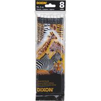 Dixon Non-Toxic, Latex-Free Eraser Wood Pencil (14008)