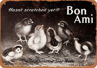 Wall-Color 7 x 10 Metal Sign - 1908 Bon Ami Scouring Soap - Vintage Look 2