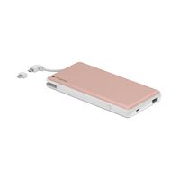 mophie powerstation Plus XL External Battery with Built in Cables for Smartphones and Tablets (12,000mAh) - Rose Gold