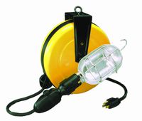 Alert Stamping 5000A-30GCB Professional Incandescent Retractable Cord Reel Work Light w/built-in circuit breaker