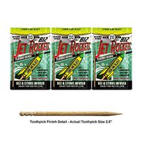Jet Rocket B-12 Flavored Energy Toothpicks-Lemon-Lime Blast 3 Pack