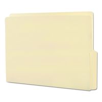 Smead End Tab File Folder, Shelf-Master Reinforced 1/2-Cut Tab Bottom Position, Letter Size, Manila, 100 per Box (24128)