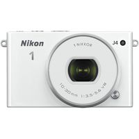 Nikon 1 J4 Digital Camera with 1 NIKKOR 10-30mm f/3.5-5.6 PD Zoom Lens (White) - (Renewed)