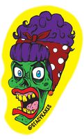 Rockabilly Zombie Decal - for Cars, Laptops, and More! - Use Inside or Outside - Sticks to Any Flat Smooth Surface - Awesome 5 Inch Full Color Decal - Made in The USA