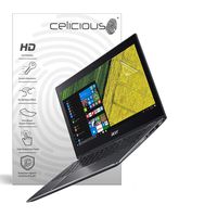 Celicious Vivid Invisible Glossy HD Screen Protector Film Compatible with Acer Spin 5 SP513-52N [Pack of 2]