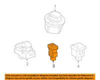 Toyota 84751-35131 Seat Heater Switch