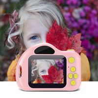 AgrinTol Kid Camera Digital Video Camera Gift Mini Rechargeable Camera Creative Camcorder (Pink)