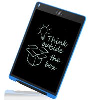 12-inch Smart Environmentally Friendly LCD Tablet, Early Childhood Education Office Supplies, Tactical Drills on The Court, Easy to Carry with Writing pens, Blue