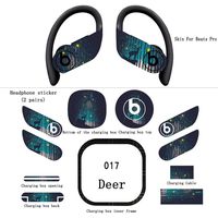 Ztowoto Decal for Beats PowerBeats Pro 2019 Waterproof Skin Sticker- Ultra Thin, Lightweight Vinyl Decal Protection (Deer)