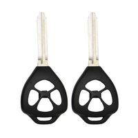 Keyless2Go New Uncut Replacement Remote Head Key Shell and 4 Button Pad HYQ12BBY GQ4-29T MOZB41TG - Shell ONLY (2 Pack)