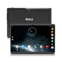 Tablet 7 inch Android 8.1 Quad Core iRULU 1024x600 Dual Camera WiFi Bluetooth 8GB Google Play Store Netflix Skype 3D Game GMS Certified (Black)