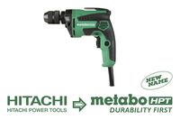 Metabo HPT Drill, Corded, 7-Amp, 3/8-Inch, Metal Keyless Chuck, Variable Speed w/ Dial, Rubber Over-Molded Handle, Forward / Reverse, Belt Hook, 5-Year Warranty (D10VH2)