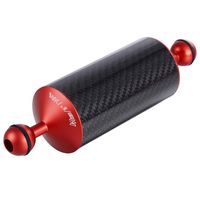 WEIHE 8" / 20.5 cm D60mm Carbon Fiber Underwater Float Arm for Video Light/Strobe mounting