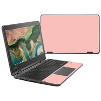 Mightyskins Skin Compatible With Lenovo 300e Chromebook 11.6" (2018) - Solid Blush | Protective, Durable, And Unique Vinyl Decal Wrap Cover | Easy To Apply, Remove, And Change Styles | Made In The Usa