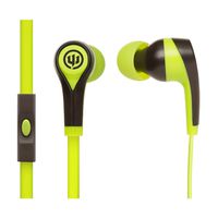 Wicked Audio Drive 900cc Earbuds with Enhanced Bass, (Green)