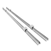 OrangeA Linear Rail SBR 16-2000mm 2 Linear Rail Guide and 4SBR16UU Bearing Block for 16mm Slotted Bearings
