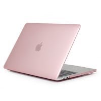 Jennyfly 11.6 inch MacBook Air Case, Anti-Scratch MacBook Protective Case Smooth Plastic Hard Case Ultra-Slim Protective Cover Compatible with MacBook Air 11.6 inch Model A1370 or A1465 - Pink