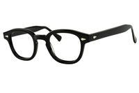 Verona Love Hand Made Acetate Computer Reading Eyeglasses Blue Light Blocking Premium Gamer Anti Eyestrain Eyewear for Men and Women (Classic Black Size VLV46)