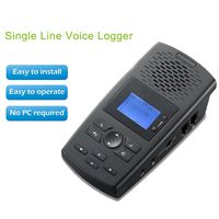 HPPFOTRS SD Digital Phone Recorder w/Phone Call Data Software: Digital Desktop Recorder Records Phone Calls and Stores Voice and Call Data to a SD Card(with 8G SD Card)